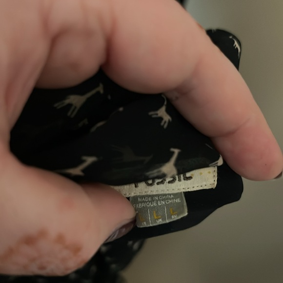 Giraffe print sheer tank - Picture 6 of 6